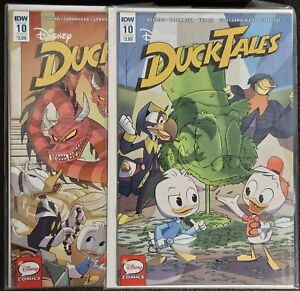 DUCKTALES #10 COVER A & B 2 Cvr Set IDW COMICS DISNEY  1st Print