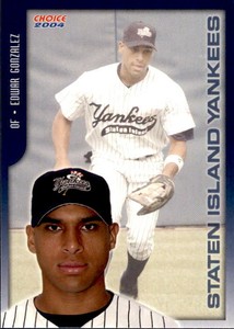 2004 Staten Island Yankees Choice #12 Edwar Gonzalez Maracaibo Venezuela VZ Card