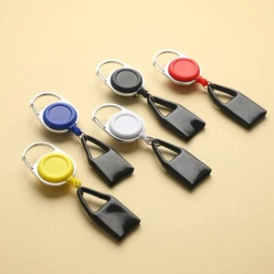 Keychain Holder Safe Stash Clip Retractable Lighter Leash Smoking Cover - Picture 1 of 6