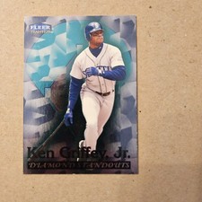 Ken Griffey Jr 1998 Fleer Ultra Baseball Diamond Standouts Insert Card