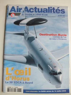 Air Actualites Magazin Juillet 2003: L'oeil d'Horus, Destination Bunia etc - Image 1 of 4