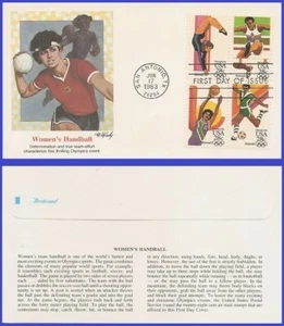 USA4 #C101-04 U/A FLEETWOOD FDC BL4 Olympische Sommerspiele - Bild 1 von 1
