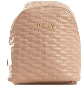 DKNY ROSE PINK Allure Quilted Backpack 14" BRAND NEW! - Picture 1 of 4