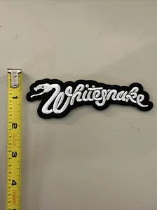 White Snake (Embroidered Iron on patch) Punk/Rock/Metal/Music/Art - Picture 1 of 3
