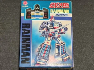 Super Rare Rainman Robot Transformer Korean Vintage Toy Kid Hobby Anime New - Picture 1 of 9