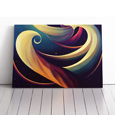 Galaxy Art Nouveau Abstract Canvas Wall Art Print Framed Picture Home Decor