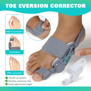 Big Toe Corrector Foot Pain Relief Bunion Corrector Adjustable Toe Straightener - Picture 1 of 14
