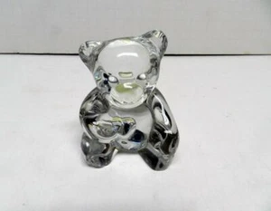 1987 Jonal Alemania oso de peluche de cristal de plomo pisapapeles vintage - Imagen 1 de 1