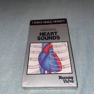 Assessing Heart Sounds Nursing Video Skills Series VHS Doctor Nurse Training NEW - Picture 1 of 3