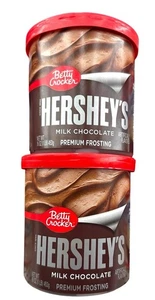 Betty Crocker Hershey’s Frosting al cioccolato al latte 16 oz confezione da 2 - spedizione gratuita - Foto 1 di 2