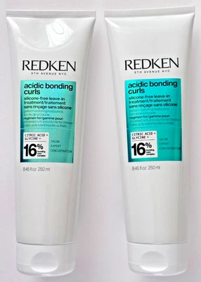 Redken Acidic Bonding Curls Leave-In Conditioning Treatment Set Of 2x 250ml NEW! - Image 1 of 4