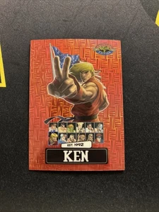 Ken Red Matrix PSA-12 /100 MINT -Street Fighter 2: Champion Edition- PSA PROMO - Picture 1 of 7