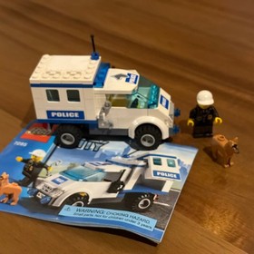 LEGO City 7285 POLICE DOG UNIT - 100% Complete with Minifigure and Instructions