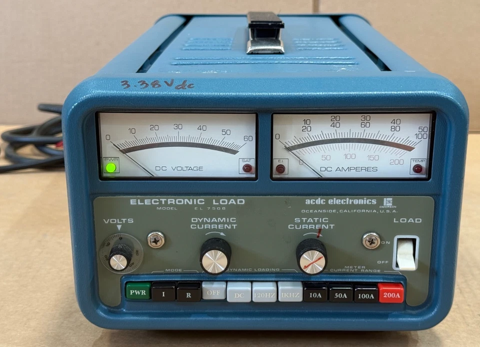 AC/DC Electronics EL750B DC Electronic Load 750 W 0–50 V 0–150 A CC/CV/CW - Image 1 of 4