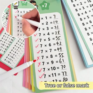 15-Pack Reusable Math Flash Cards_W - Afbeelding 1 van 16