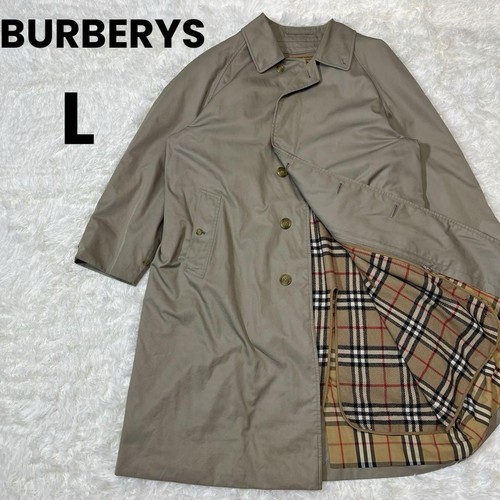 Burberrys Trench Cappotto Con Fodera 90S L Uomo #EE AFA