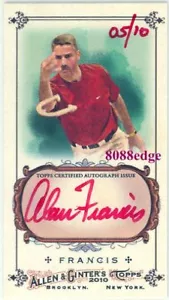 Allen & Ginter 2010 mini automático tinta roja: autógrafo Alan Francis #3/10 - Imagen 1 de 1
