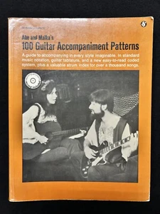 Abe and Malka's 100 GUITAR ACCOMPANIMENT PATTERNS Mandelblatt AMSCO 1974 SC - Imagen 1 de 6