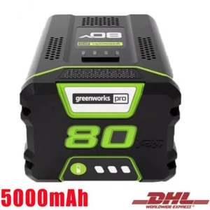 Batería de iones de litio 5Ah 80V para Greenworks GBA80200 GBA80400 G80B4 GD80BL GD80BC GD80SB - Imagen 1 de 8
