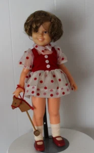 Muñeca Shirley Temple IDEAL Shirley 1972 de colección 16" soporte hobby caballo red de pelo original - Imagen 1 de 18