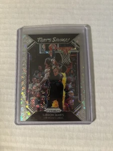 2018-19 PANINI PRIZM LEBRON JAMES THATS SAVAGE DISCO PRIZM SP - Bild 1 von 2