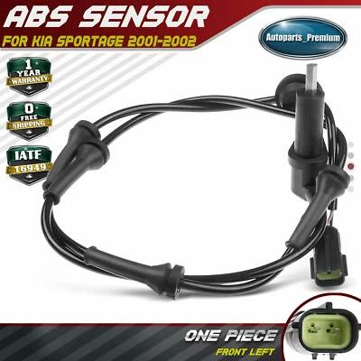 Sensor de velocidad de rueda ABS para conductor delantero izquierdo izquierdo LH Kia Sportage 2001 2002 L4 2,0 L Foto 1 de 4