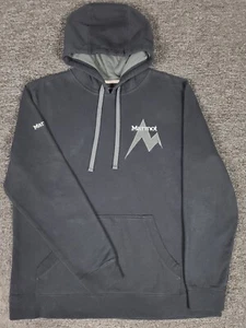 Marmot Hoodie Mens Extra Large Black Outdoor Embroidered Logo Casual Pullover - Picture 1 of 11