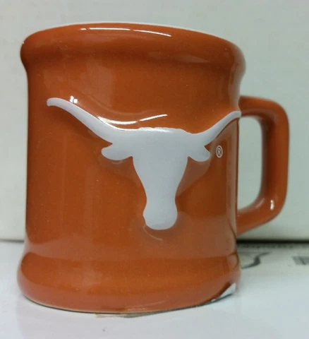 Texas Longhorns NCAA Shot Glass Ceramic 2 Ounce Cover