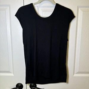 Chaser Black Super Soft Sleeveless Criss Cross Back Top NWT size Medium - Picture 1 of 21