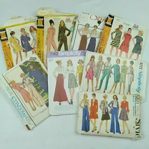 Sewing Pattern Bundle Vintage Womens Size 14 McCalls 1970s 1960s Style Bulk Lot - Picture 1 of 8