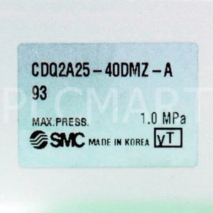 (NEW) SMC CDQ2A25-40DMZ-A Block Type Plate Cylinder Free ""FedEx"" Intl' ship - Picture 1 of 5