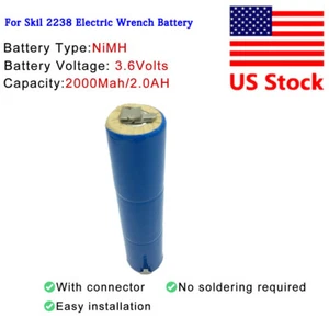 BATTERY FOR Skil Electric Wrench model 2238 battery 2610353543 - Picture 1 of 3