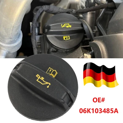 Oil Cap Oil Filler Cap For VW Golf 6 7 Polo Jetta Audi Seat Skoda 06K103485A - Image 1 of 4