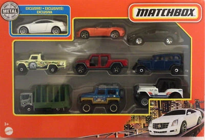 Matchbox 9-Packs 1:64 Scale Diecast Model Cars Toy Car Collection Gift Pack - Image 1 of 2