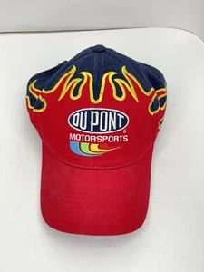 Dupont Motorsports Nascar Navy Blue W/Flames #24 Chase Authentic Hat Cap - Picture 1 of 6