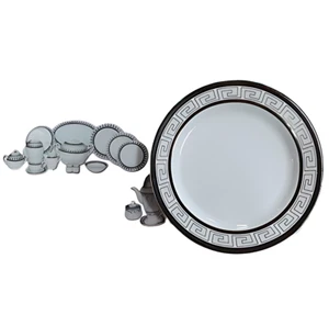 Dinner Set Porcelain 50Pcs Dinnerware Tableware Kitchen Dish Serving 6 Persons - Picture 1 of 3