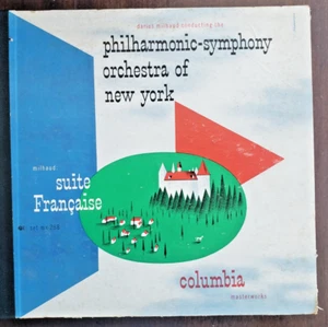 Darius Milhaud The NY Philharmonic Symphony Orchestra; Suite Francaise 2LP Set - Picture 1 of 10