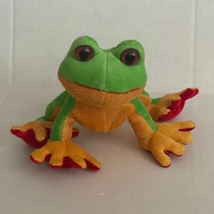 Ganz Webkinz Lil Kinz HS109 Tree Frog Green Stuffed Animal Plush No Code - Picture 1 of 11