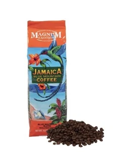 Mezcla de café de montaña azul jamaicana, grano entero, bolsa de 1 libra - tostado mediano, fresco - Imagen 1 de 1