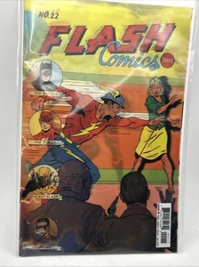 THE FLASH #22 COMIC LENTICULAR VARIANT THE BUTTON DC COMICS 2017 - Picture 1 of 7