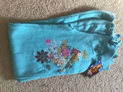 Nuevo con etiquetas Pantalones deportivos Disney Hannah Montana niñas verde azulado talla M 10/12  Foto 1 de 2