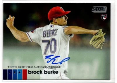 2020 Topps Stadium Club Brock Burke Auto Texas Rangers #ABBU - Image 1 of 2