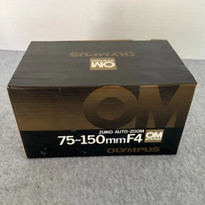 Box & Original Literature Only: OLYMPUS ZUIKO AUTO-ZOOM 75-150mm F/4 - Picture 1 of 7
