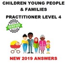 Children Young People & Families Practitioner Level 4 NVQ QCF 2019 answers NEW