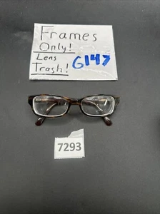 VERA WANG Eyeglasses Frame VA08 HN Titanium 51-17-135 Brown Crystal G147 - Picture 1 of 7