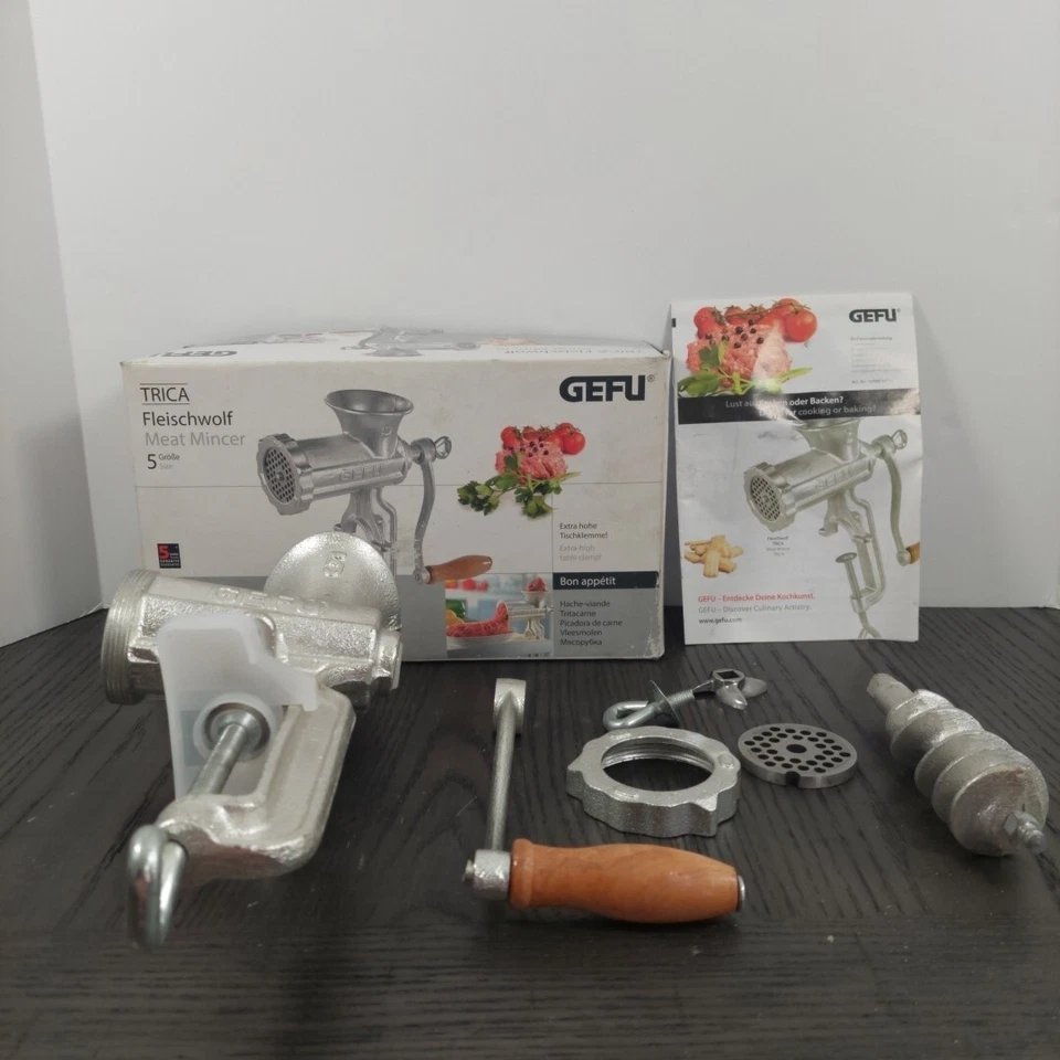 GEFU Trica Meat Mincer Silver - Image 1 of 4