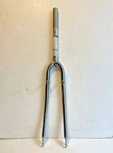 Fork 700c Hybrid Sunlite JBI 27580 chrome cr-mo 22.2mm threaded 27.0 race dia - Picture 1 of 7