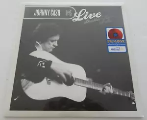 JOHNNY CASH ~ AUSTIN CITY LIMITS LIVE ~ RED/BLACK MARBLE COLOR VINYL LP PLUS DVD - Picture 1 of 3