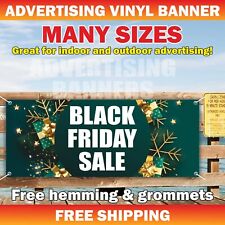 BLACK FRIDAY SALE Advertising Banner Vinyl Mesh Sign Big Save Discount Clearance