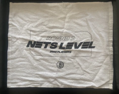 Brooklyn Nets NEW 2022 NBA Playoffs NETS LEVEL towel SGA 4/23/22 Round 1 Cover